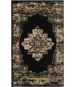 Nourison Grafix - Grf14 Black Area Rug 3 ft. X 5 ft. Rectangle