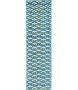 Nourison Home Harper DS300 Blue 2 ft. 2 in. X 7 ft. 6 in. Area Rug