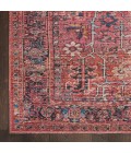 Nicole Curtis Machine Washable Series 1 Area Rug SR102 Red 8' x 10'