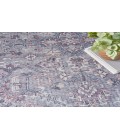 Nicole Curtis Machine Washable Series 1 Grey SR104 7 ft. 10 in. Round Rug