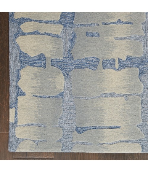 Nourison Symmetry Area Rug SMM04-Blue/Grey