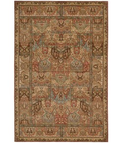 Nourison Home Living Treasures LI02 Multicolor 5 ft. 6 in. X 8 ft. 3 in. Area Rug