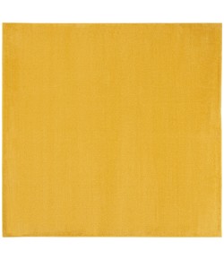 Nourison Essentials - Nre01 Yellow Area Rug 5 ft. X Square