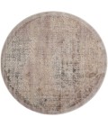 Nourison Graphic Illusions Round Area Rug GIL09-Grey