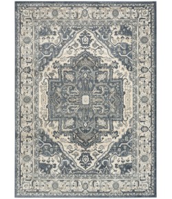 Nourison Quarry Navy Ivory QUA18 4 ft. X 6 ft. Rect. Rug
