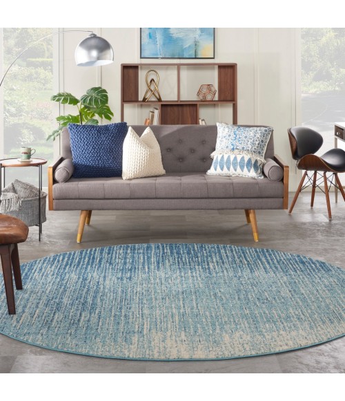 Nourison Passion Area Rug PSN09-Navy/Light Blue