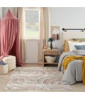 Nourison Astra Machine Washable Area Rug Nourison Astra Machine Washable Area Rug ASW08 Ivory/Multi