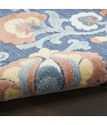 Nourison Aloha Blue Rose ALH17 7 ft. 10 in. X 10 ft. 6 in. Rect. Rug