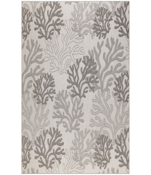 Nourison Garden Oasis Grey GOA05 8 ft. X 10 ft. Rectangle Rug