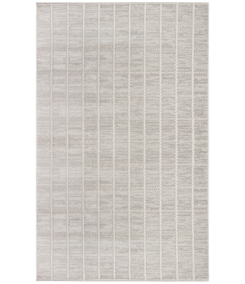 Nourison Serenity Home Light Grey SRH05 3 ft. 11 in. X 5 ft. 11 in. Rectangle Rug