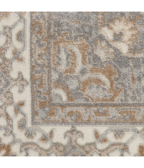 Nourison GRAND VILLA Area Rug Kathy Ireland Grand Villa Area Rug KI80-Lt Grey
