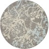 Nourison Home Jubilant JUB12 Grey 5 ft. 3 in. Round Area Rug