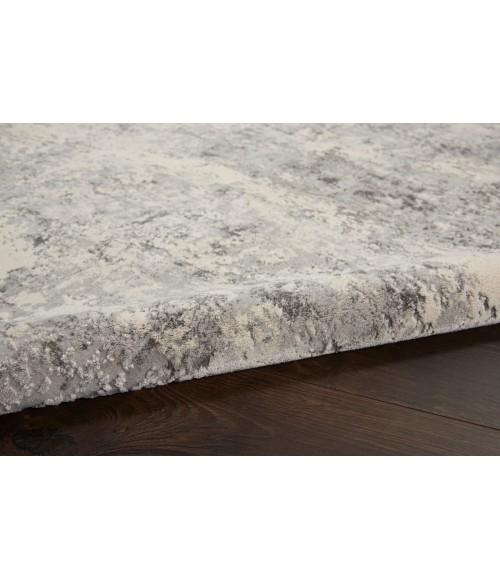 Nourison Rustic Textures Grey Beige RUS07 6 ft. X 9 ft. Rect. Rug