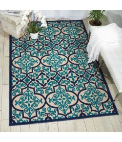 Nourison Home Aloha ALH14 Navy 7 ft. 10 in. X 10 ft. 6 in. Area Rug