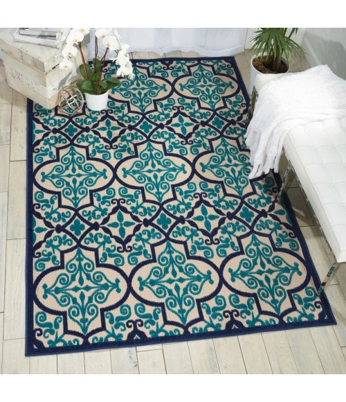 Nourison Aloha Area Rug ALH14-Navy