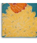 Nourison Allur Area Rug ALR06-Turquoise Multicolor