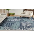 Nourison Garden Oasis Navy GOA02 8 ft. X 10 ft. Rectangle Rug