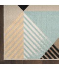 Nourison Home Washable Decor Blue Multicolor WSD10 9 ft. X 12 ft. Rectangle Rug