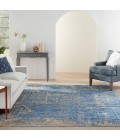 Nourison Luna Dark Blue Mocha LUN01 8 ft. X 10 ft. Rect. Rug