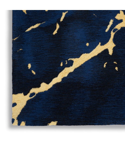 Nourison SYMMETRY Area Rug Nourison Symmetry Area Rug SMM09-Navy
