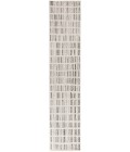 Nourison Cozy Modern Ivory Black CMD03 2 ft. 2 in. X 10 ft. Rect. Rug