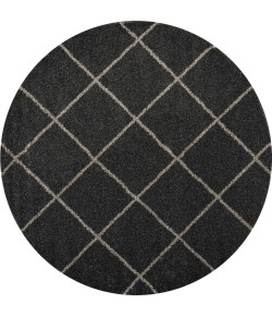 Nourison Brisbane - Bri03 Charcoal Area Rug 8 ft. 2 X Round