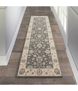 Nourison Home Living Treasures LI16 Grey/Ivory 2 ft. 6 in. X 8 ft. Area Rug