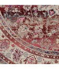 Nourison Vintage Kashan Round Area Rug VKA01-Red
