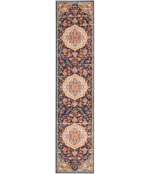 Nourison Passion Area Rug PSN22 Navy Multicolor