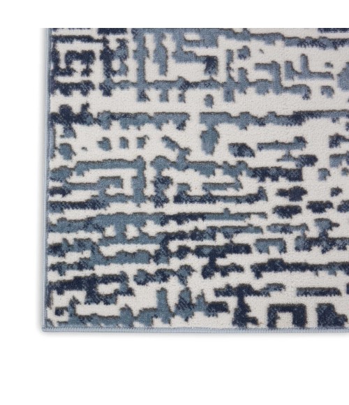 Nourison URBAN DECOR Area Rug Nourison Urban Decor Area Rug URD01-Slate/Ivory