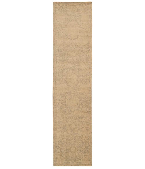 Nourison Silken Allure Runner Area Rug SLK12-Sand