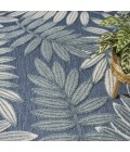 Nourison Aloha Blue ALH18 7 ft. 10 in. X 10 ft. 6 in. Rect. Rug