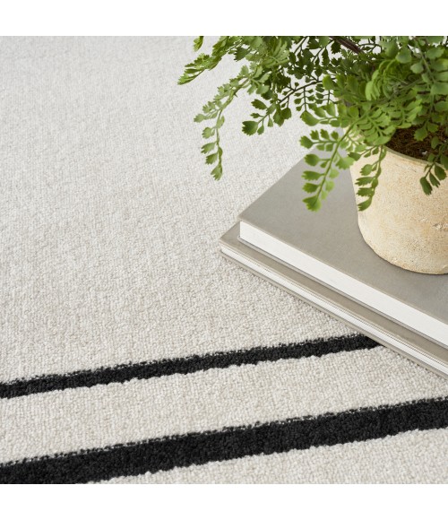 Nourison Nourison Essentials Area Rug NRE02 Ivory/Black