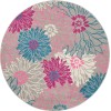 Nourison Passion - Psn17 Grey Area Rug 5 ft. 3 X Round