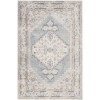 Nourison Astra Washables - Asw11 Light Blue Area Rug 4 ft. X 6 ft. Rectangle