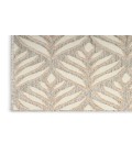 Nourison Aloha Ivory Grey ALH35 2 ft. 8 in. X 4 ft. Rectangle Rug