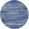 Nourison Whimsicle - Whs16 Navy Ivory Area Rug 5 ft. X Round