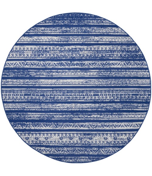 Nourison Whimsicle Area Rug WHS16-Navy Ivory