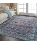 Nourison VINTAGE KASHAN Area Rug Nourison Vintage Kashan Area Rug VKA02-Blue
