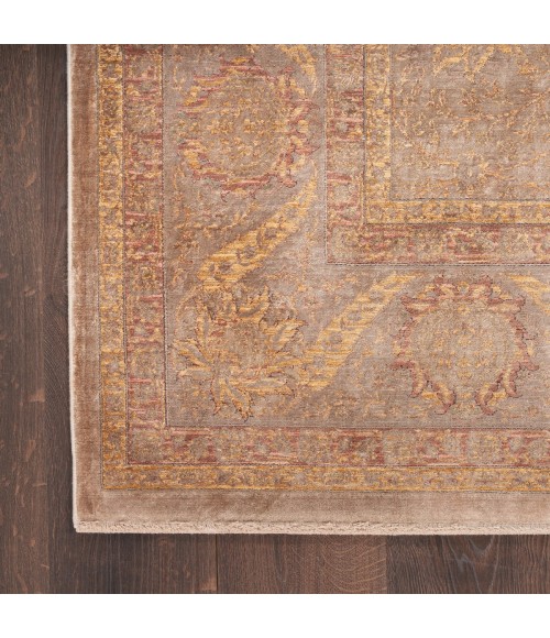 Nourison Luxurious Taupe LRS02 8 ft. X 10 ft. Rect. Rug