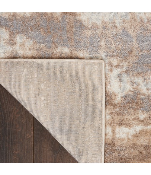 Nourison Elation Area Rug ETN07 Grey Ivory 9' x 12'