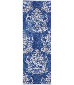 Nourison Whimsicle - Whs11 Navy Ivory Area Rug 2 ft. X 8 ft. Rectangle