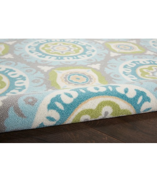 Nourison SUN N' SHADE Area Rug Waverly Sun N' Shade Area Rug SND16-Jade