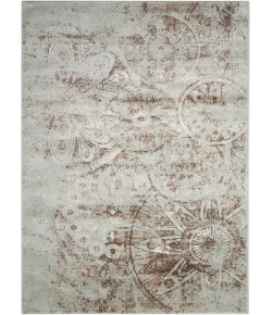 Nourison Euphoria - Eup03 Grey Area Rug 3 ft. 4 X ROUND