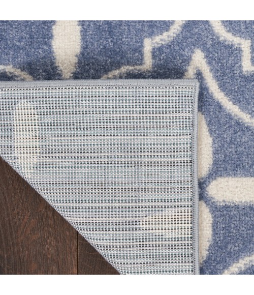 Nourison Home Nourison Essentials Blue Ivory NRE04 6 ft. X 9 ft. Rectangle Rug