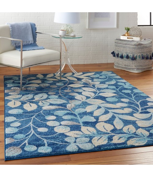 Nourison Tranquil Area Rug TRA03-Navy