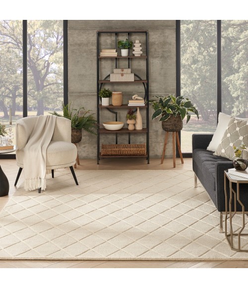 Nourison Wool Haven Ivory Rug WOH01 7 ft. 9 in. X 9 ft. 9 in. Rect. - Rugs Town Nourison Wool Haven Ivory WOH01 7 ft. 9 in. X 9 ft. 9 in. Rect. Rug