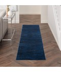 Nourison Essentials Midnight Blue Area Rug NRE01-Midnight Blue