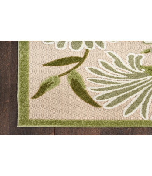 Nourison Aloha Ivory Green ALH33 3 ft. 6 in. X 5 ft. 6 in. Rectangle Rug