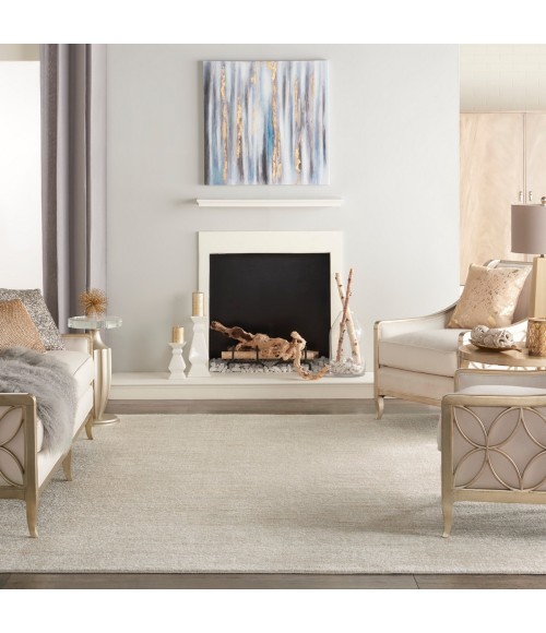 Nourison Essentials Area Rug Nourison Nourison Essentials Ivory Beige Area Rug NRE01 Ivory Beige 10' x 14'